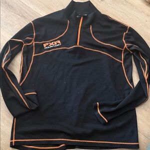 FXR Men's Black and Orange Shirt